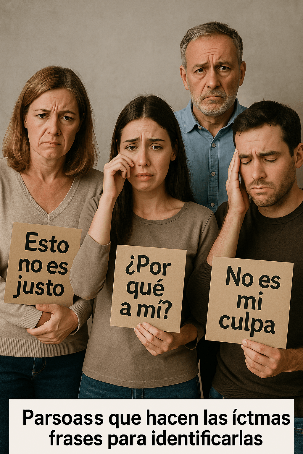 En este momento estás viendo Personas que se hacen las víctimas: frases para identificarlas