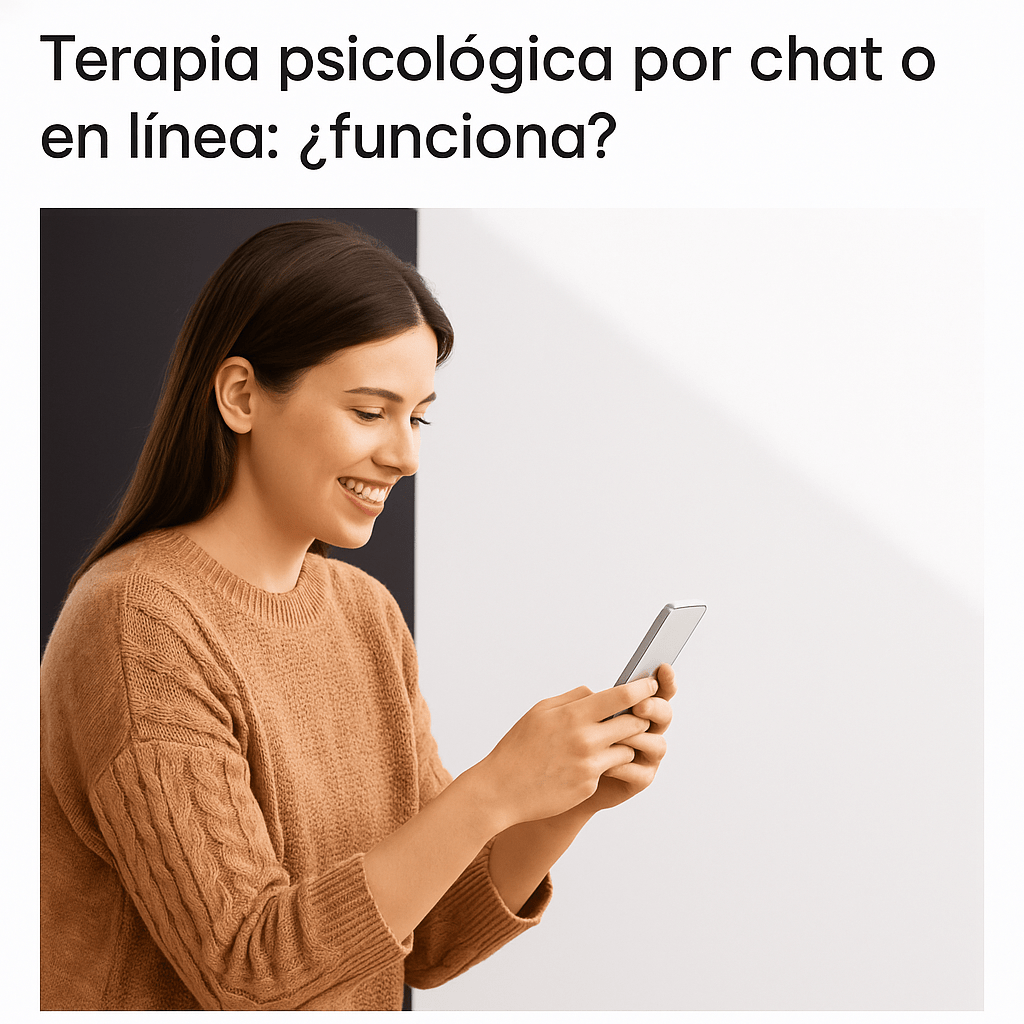 En este momento estás viendo Terapia psicológica por chat o en línea: ¿funciona? 